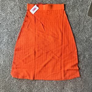 Solid & Striped women’s orange midi skirt cover up orange Medium NWT